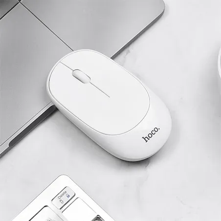 Wireless mouse Hoco 2,4G DI04 white