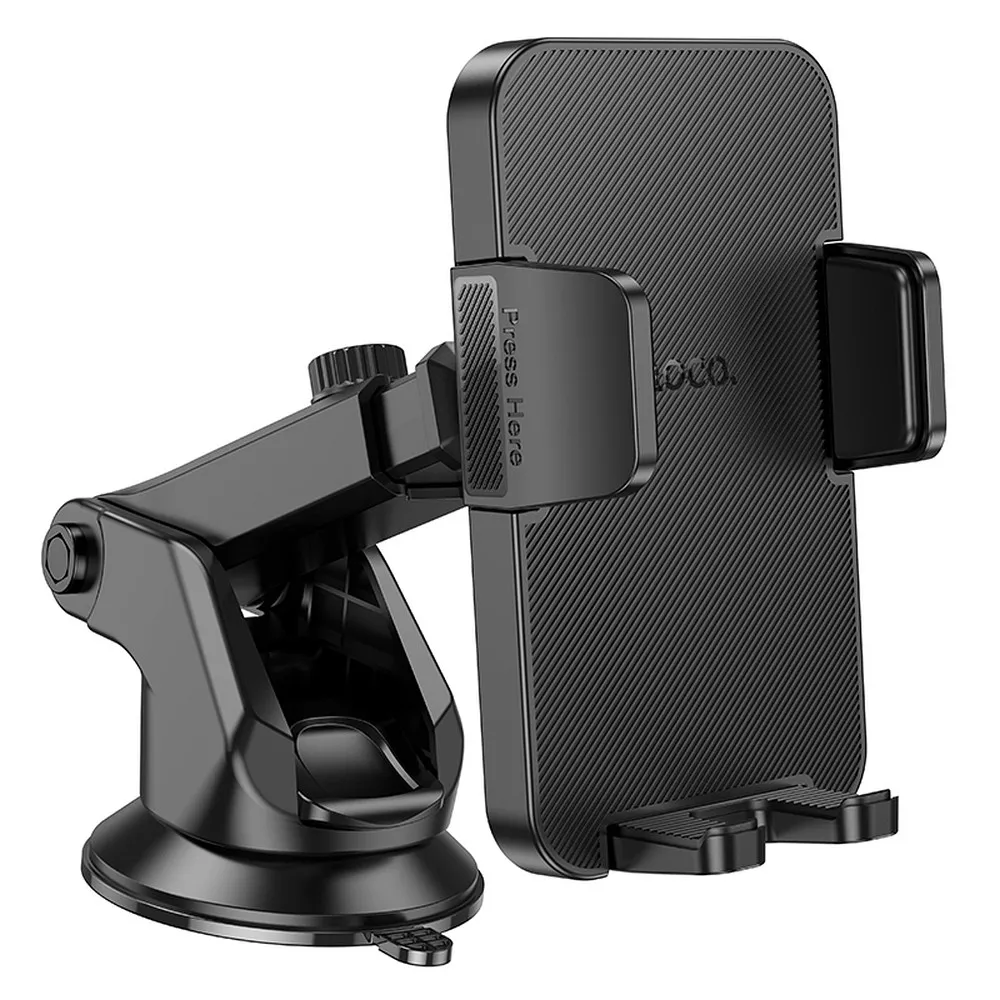 Car phone holder Hoco windshield / dashboard H37 black