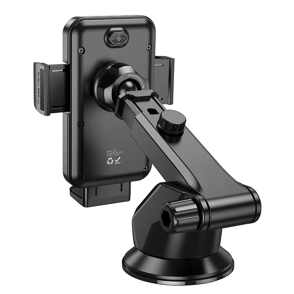 Car phone holder Hoco windshield / dashboard H37 black