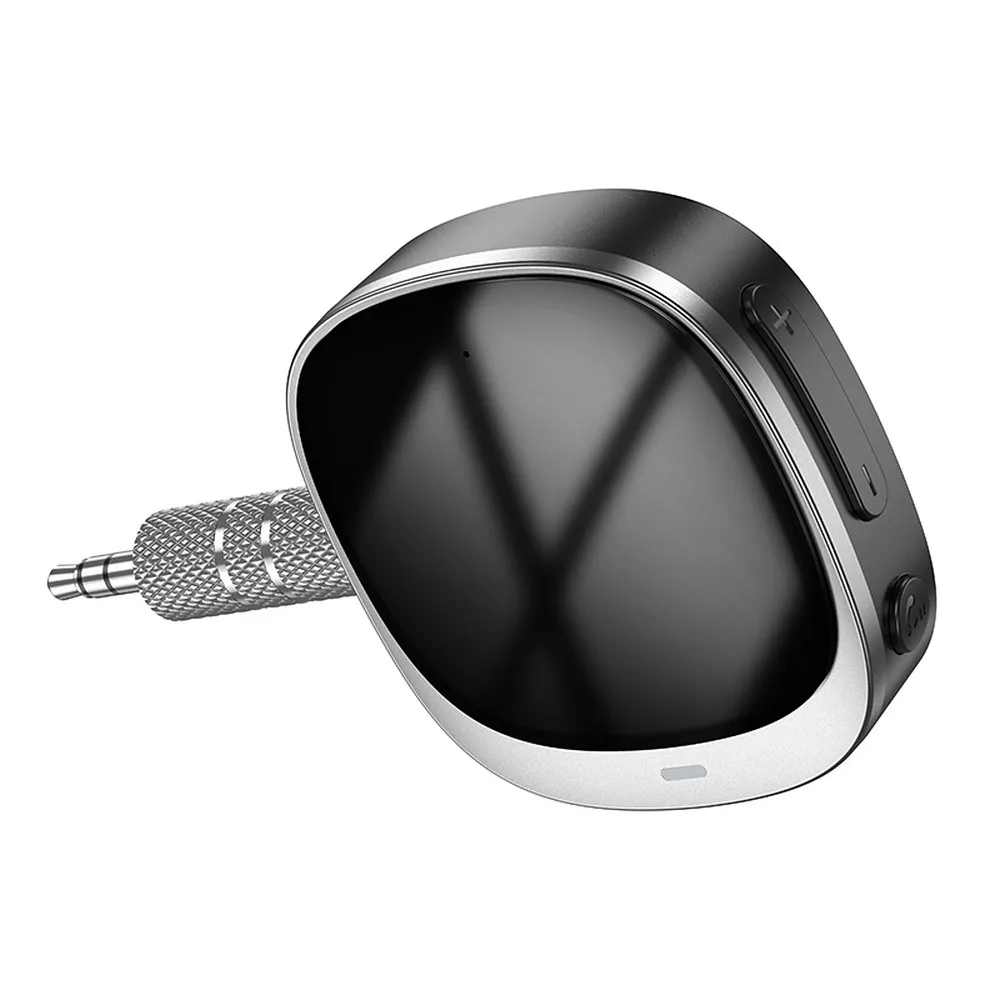 HOCO AUX Adapter Buchse 3,5 mm BLUETOOTH mit Display E80 schwarz