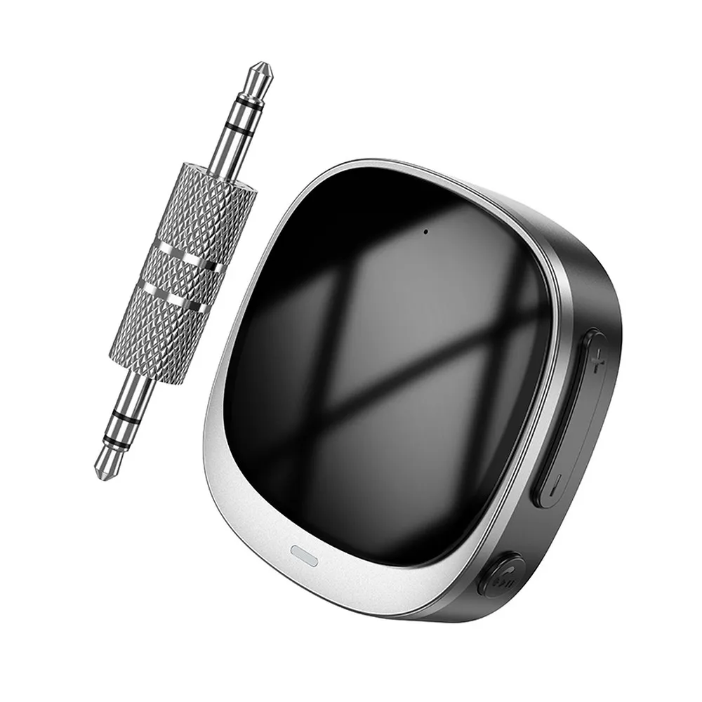 HOCO AUX Adapter Buchse 3,5 mm BLUETOOTH mit Display E80 schwarz