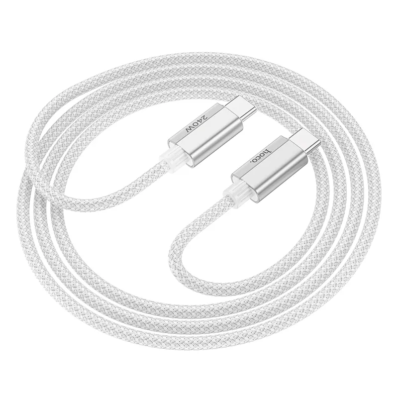HOCO-Kabel Typ C auf Typ C PD QC3.0 5A 240W U134 1,8 m grau
