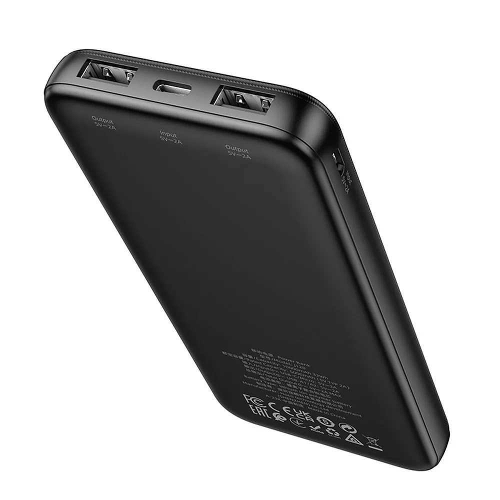HOCO powerbank 10000 mAh 2A J128 black