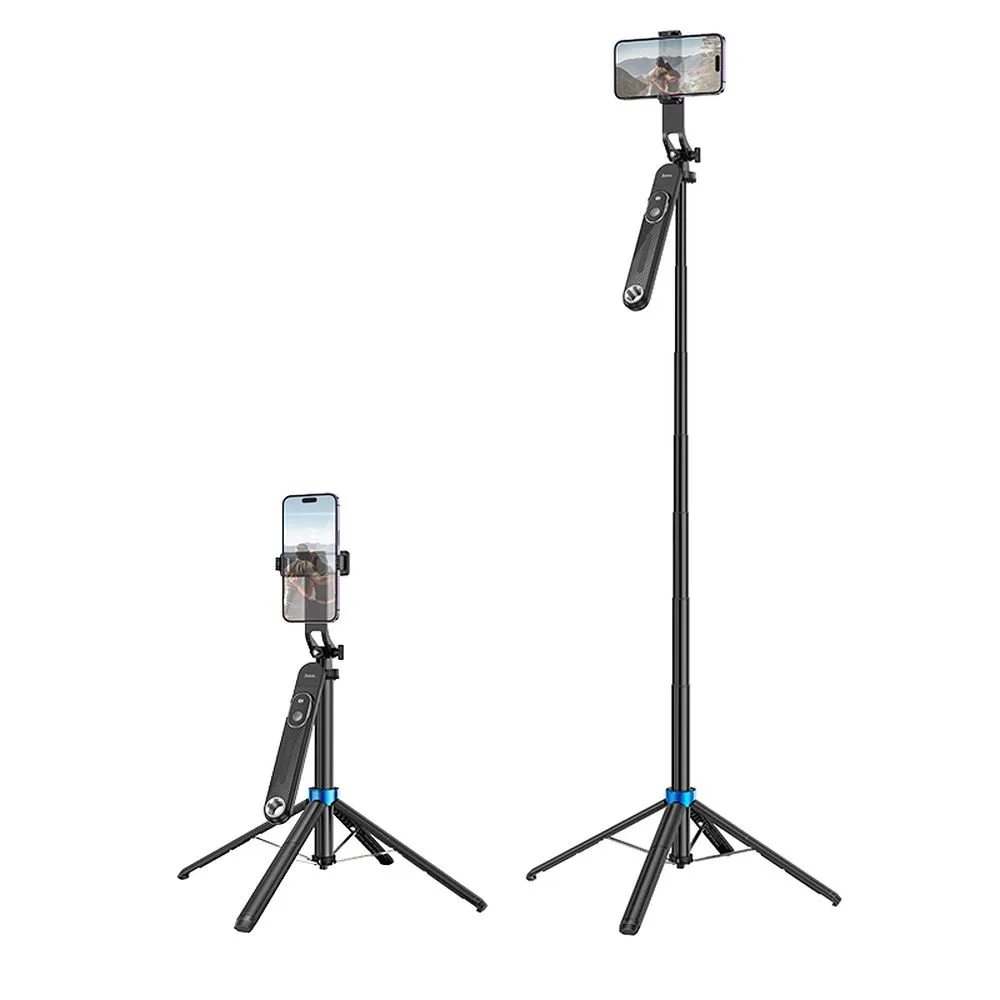 Selfie stick Hoco tripod with wireless remote control K22 black