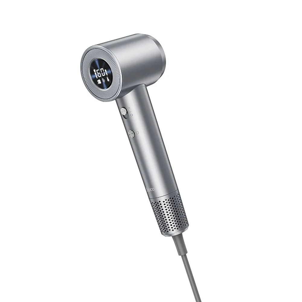 EOL HOCO Ionisationshaartrockner mit Digitalanzeige HP10 grau