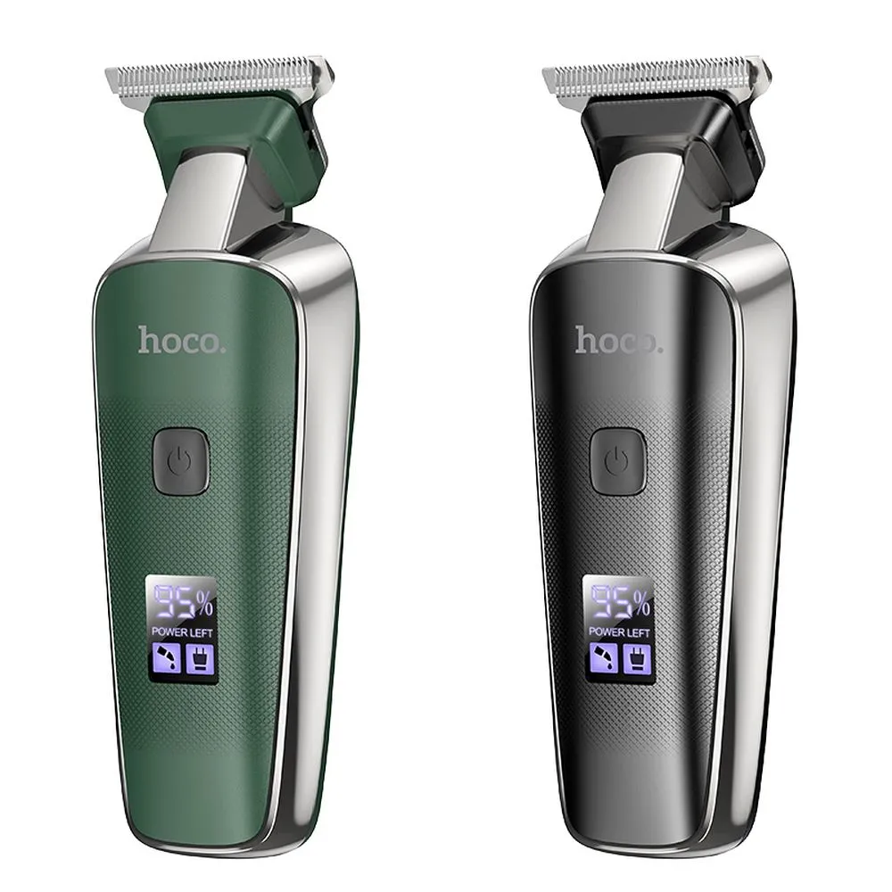 HOCO electric hair clipper with digital display HP23 black