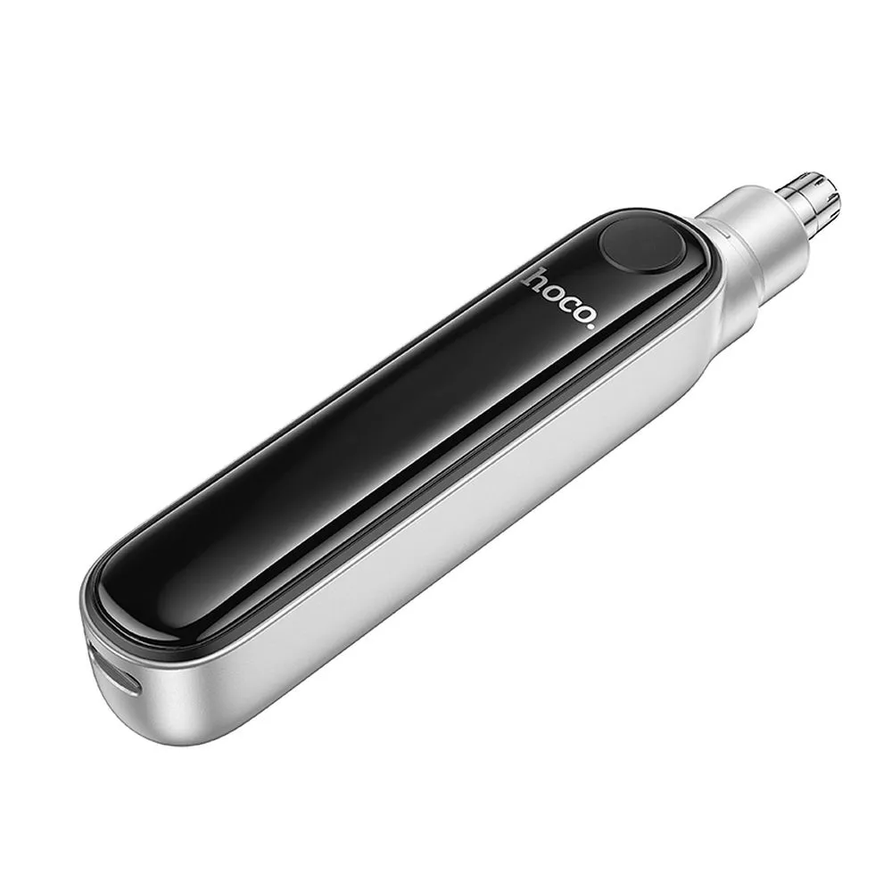 Nose hair trimmer Hoco with display HP33 silver