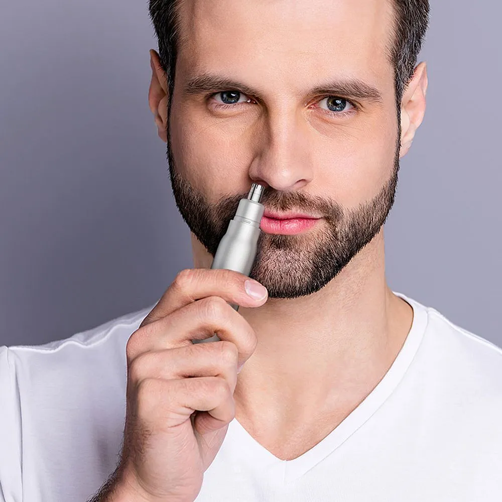 Nose hair trimmer Hoco with display HP33 silver