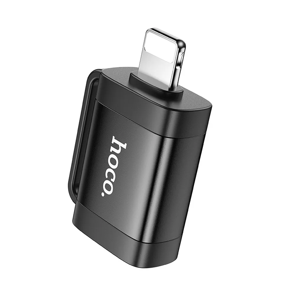 HOCO OTG Lightning (Stecker) auf USB A (Buchse) Adapter UA31A schwarz