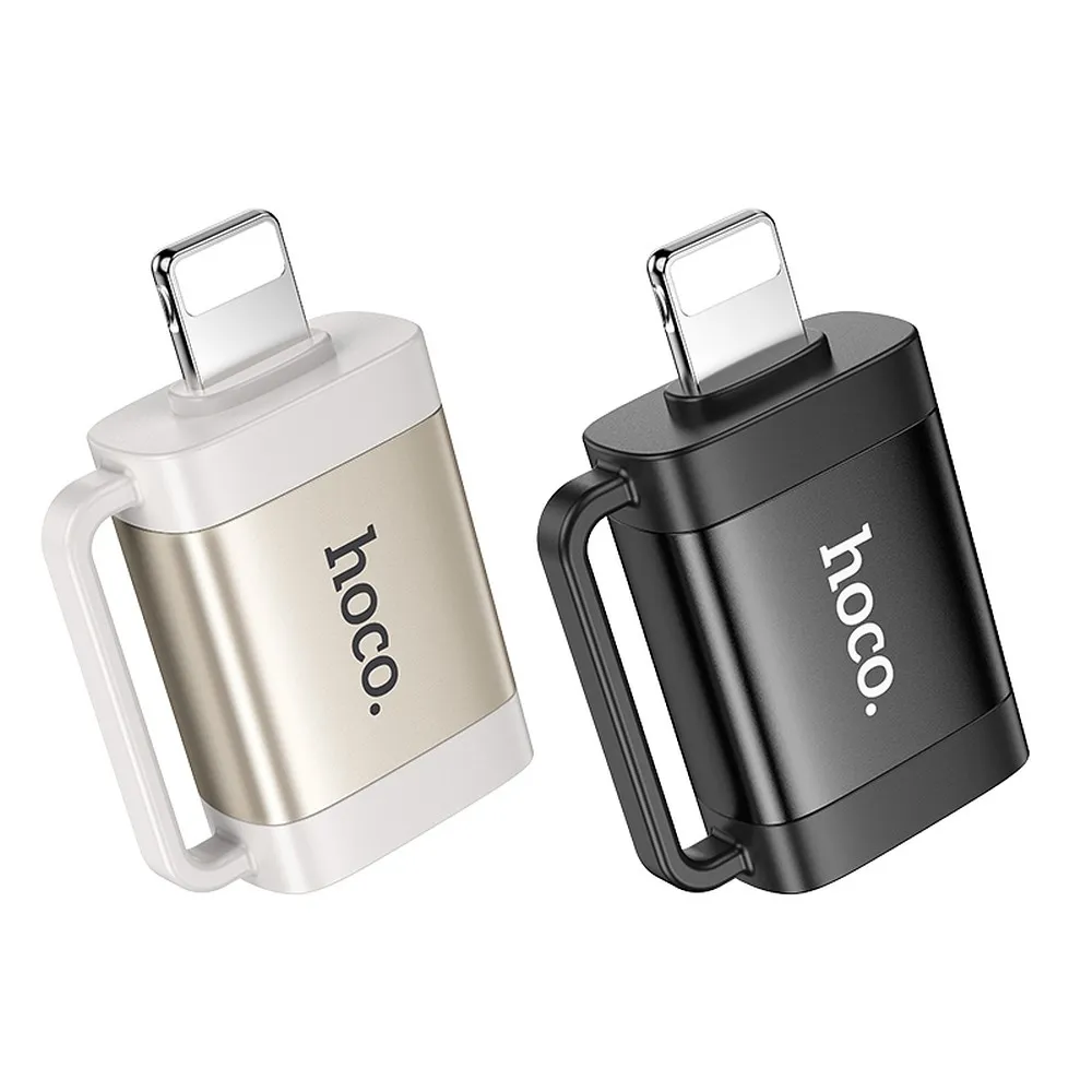HOCO OTG Lightning (Stecker) auf USB A (Buchse) Adapter UA31A schwarz