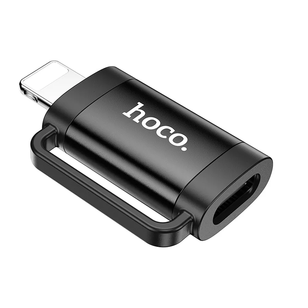 HOCO OTG Lightning (Stecker) auf Typ C (Buchse) 2A Adapter UA31B schwarz