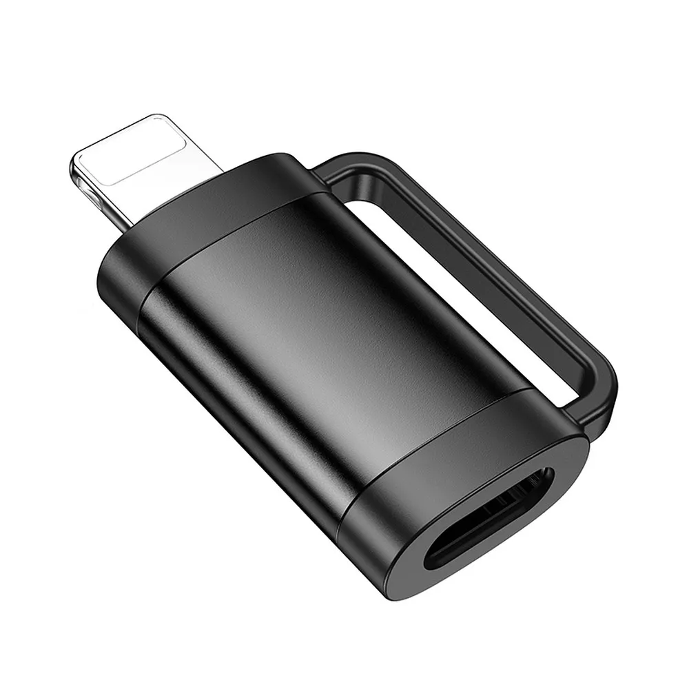 HOCO OTG Lightning (Stecker) auf Typ C (Buchse) 2A Adapter UA31B schwarz