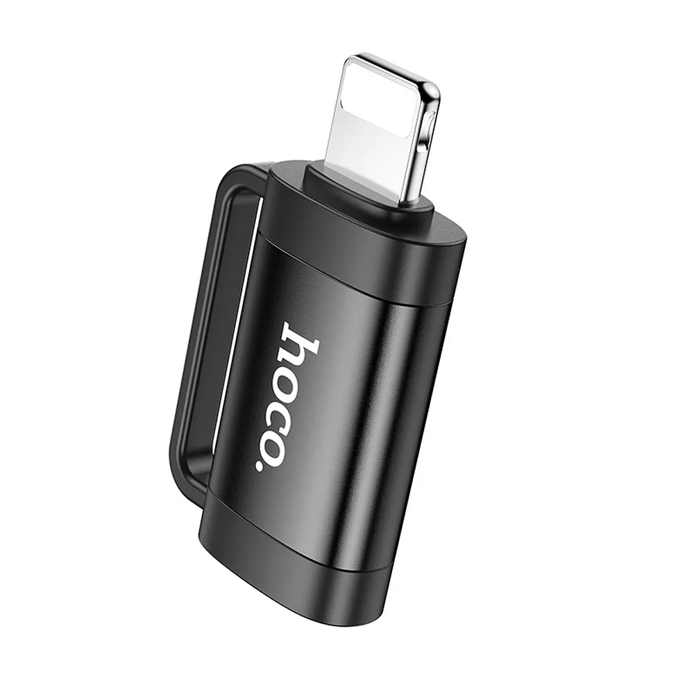 HOCO OTG Lightning (Stecker) auf Typ C (Buchse) 2A Adapter UA31B schwarz