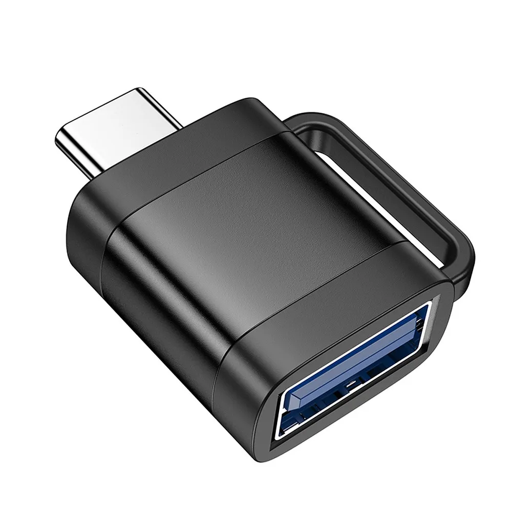 Adapter OTG USB C to USB A Hoco 3A UA31C black