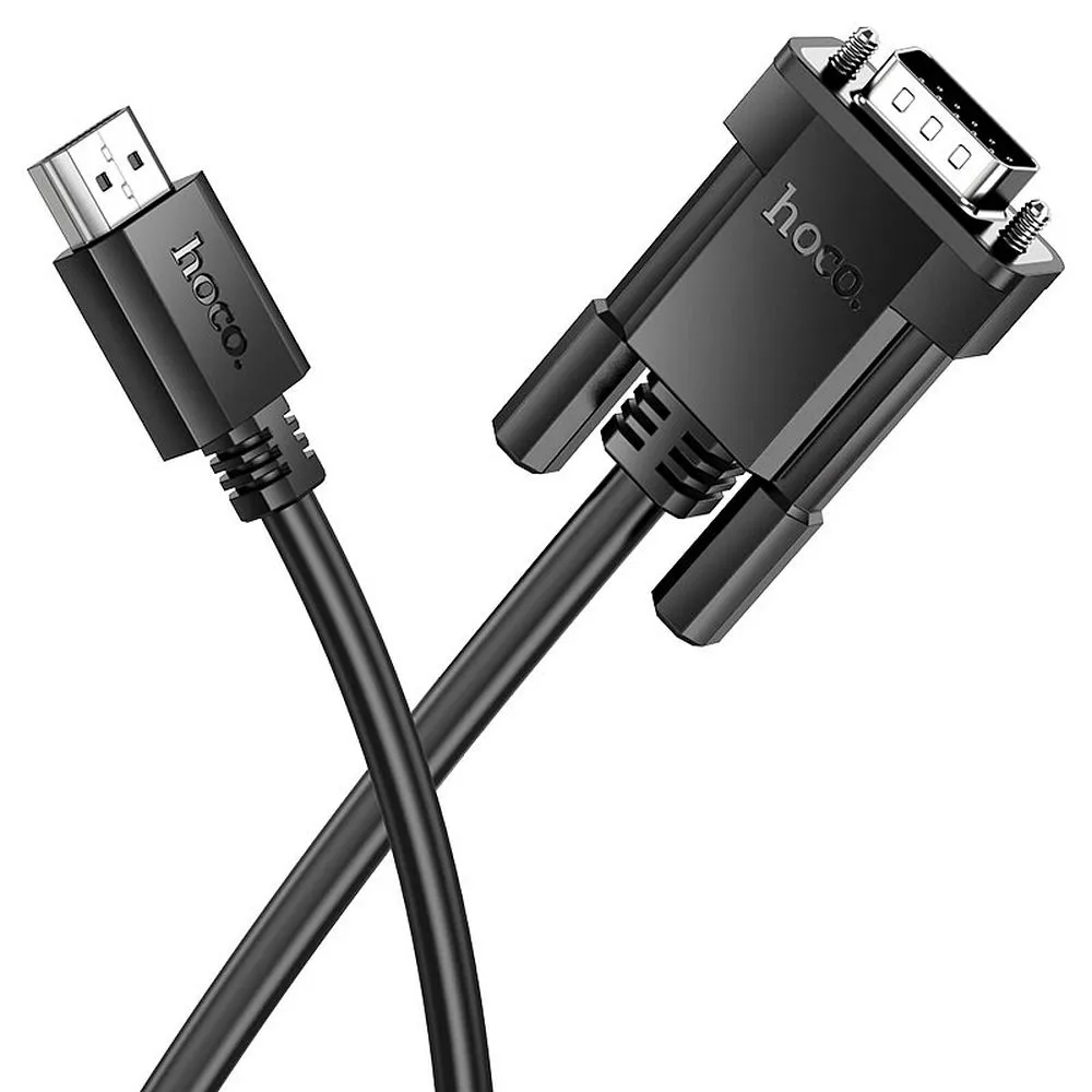 Cable HDMI to VGA Hoco HD 1080p 2 m US12 black
