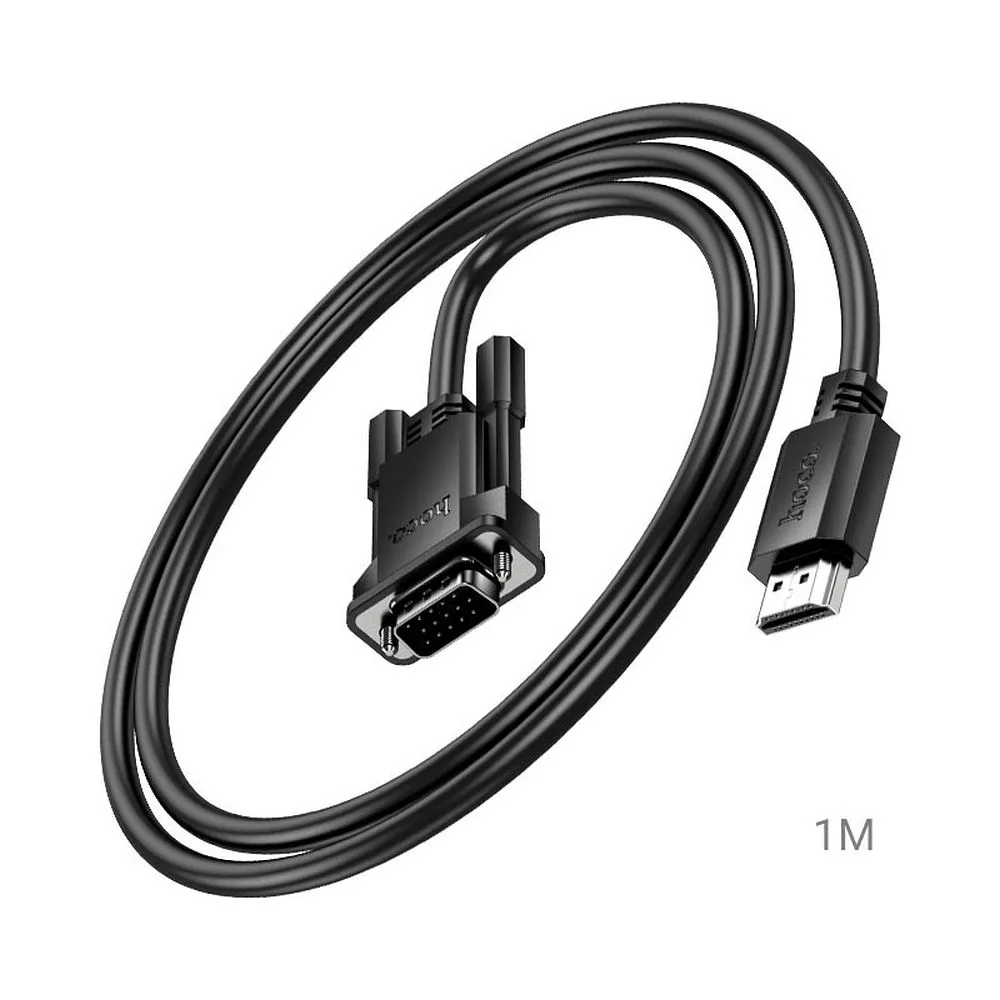 Cable HDMI to VGA Hoco HD 1080p 2 m US12 black