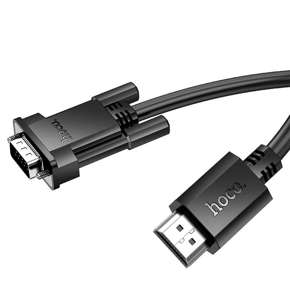 Cable HDMI to VGA Hoco HD 1080p 2 m US12 black