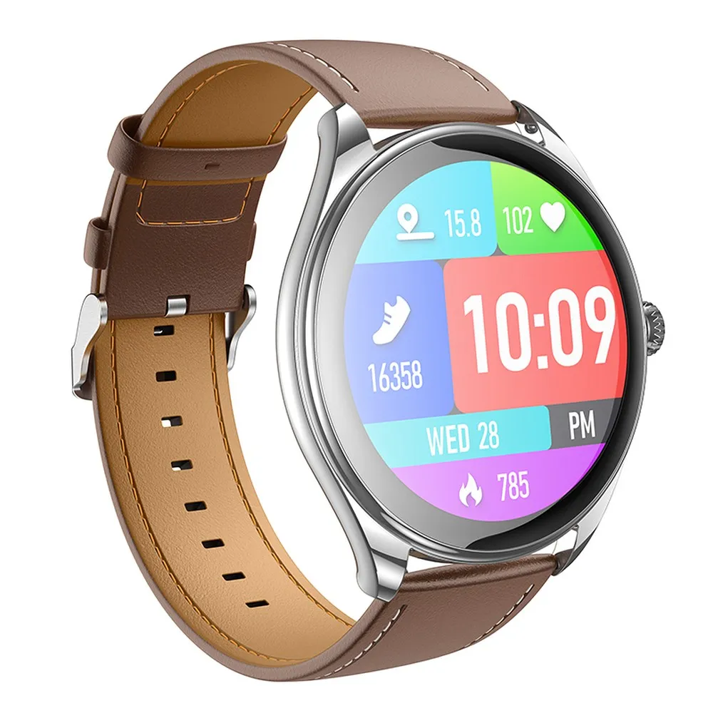 HOCO Smartwatch mit Sprechfunktion AMOLED Y22 silber