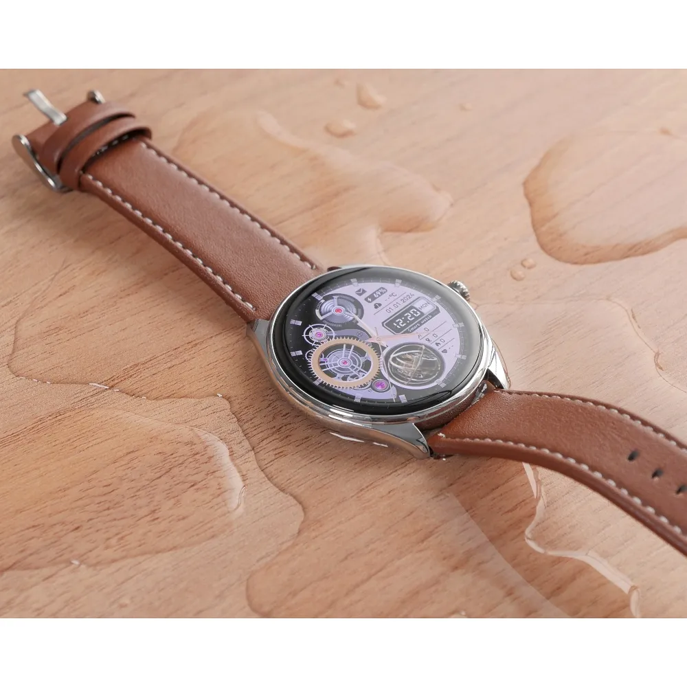 HOCO Smartwatch mit Sprechfunktion AMOLED Y22 silber