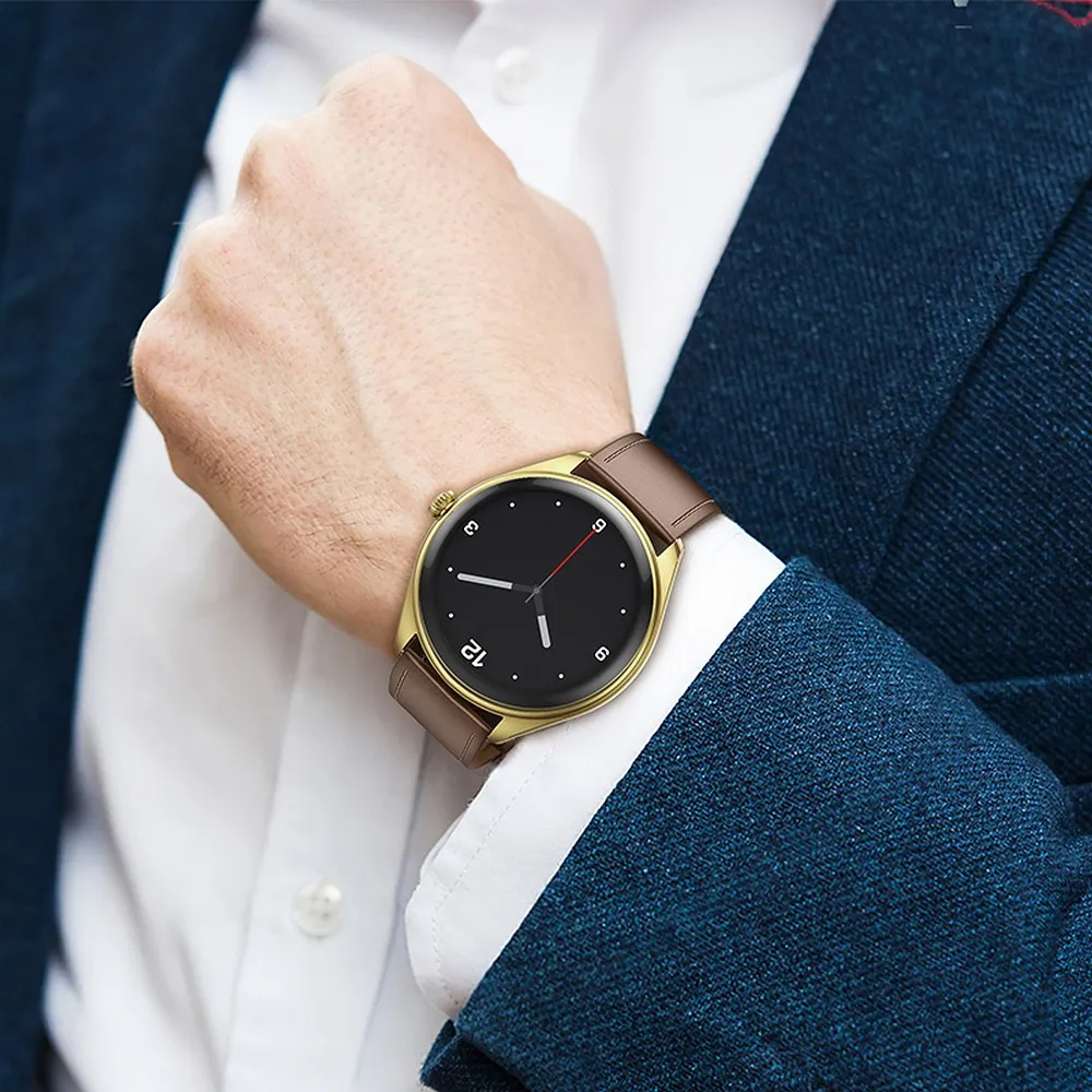 HOCO Smartwatch mit Sprechfunktion AMOLED Y22 champagner gold