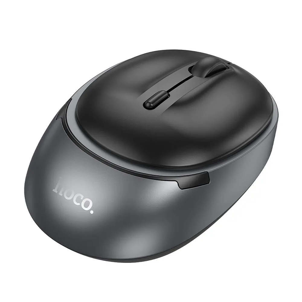 HOCO drahtlose 2.4G 1600 dpi Computer Maus GM34 grau schwarz