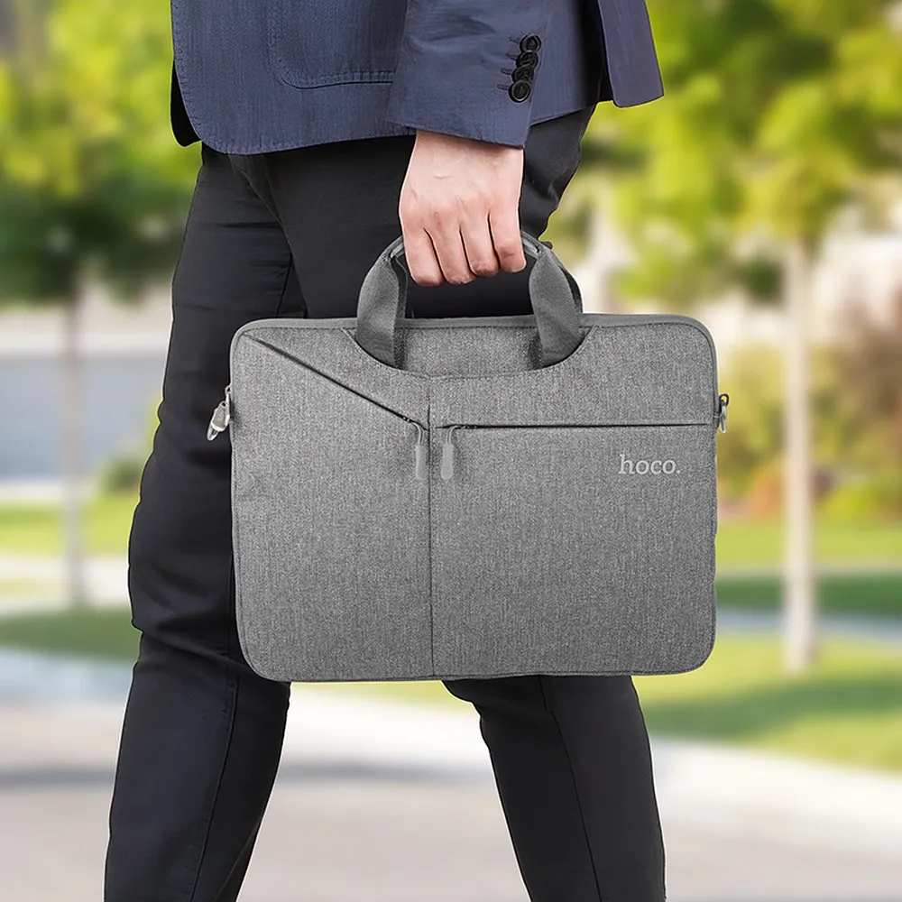 Laptop bag / tablet / netbook 15,6" Hoco GT4 apricot gray