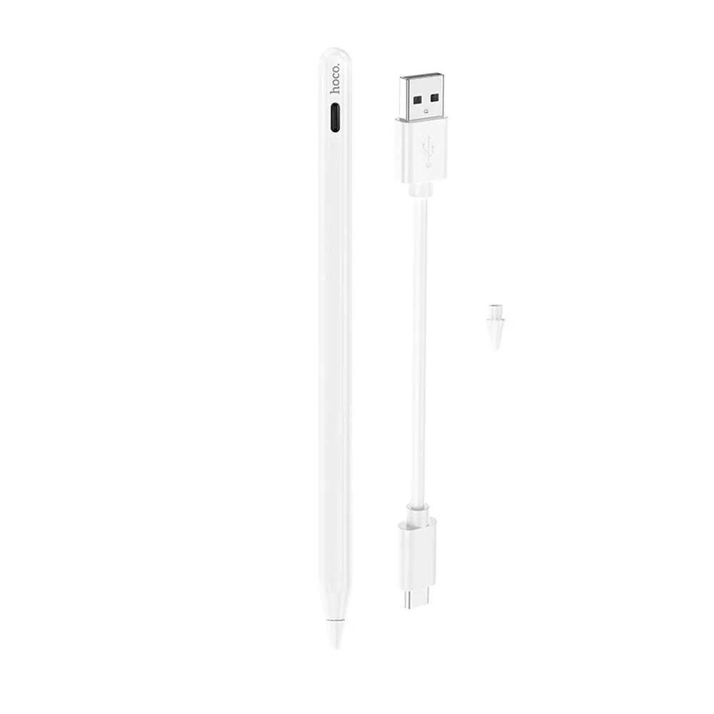 Capacitive pen passend für iPad active Hoco with anti-lost function 130 mAh GM112 white