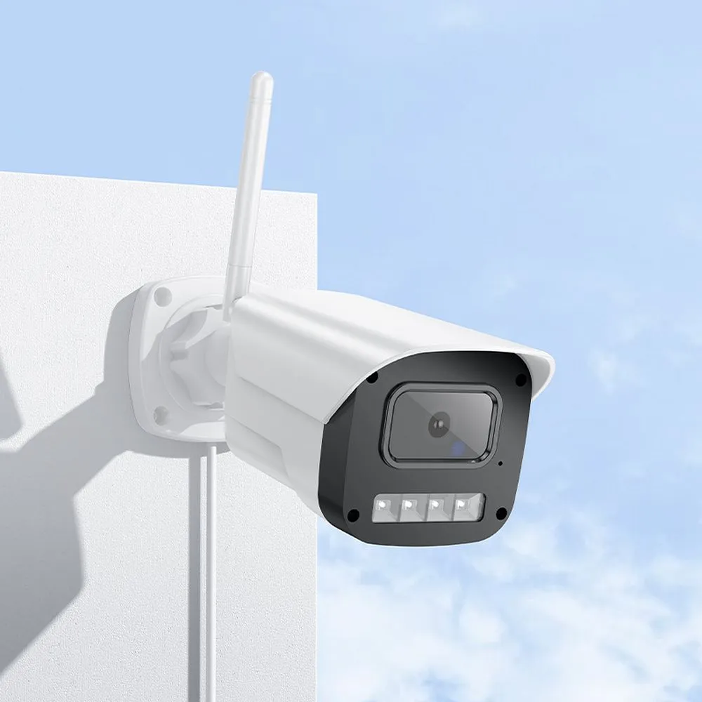 Outdoor camera Hoco gun-type 3MP Full HD Wi-Fi D4 white