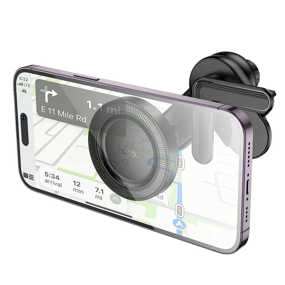 Magnetic car phone holder Hoco dashboard H57 black