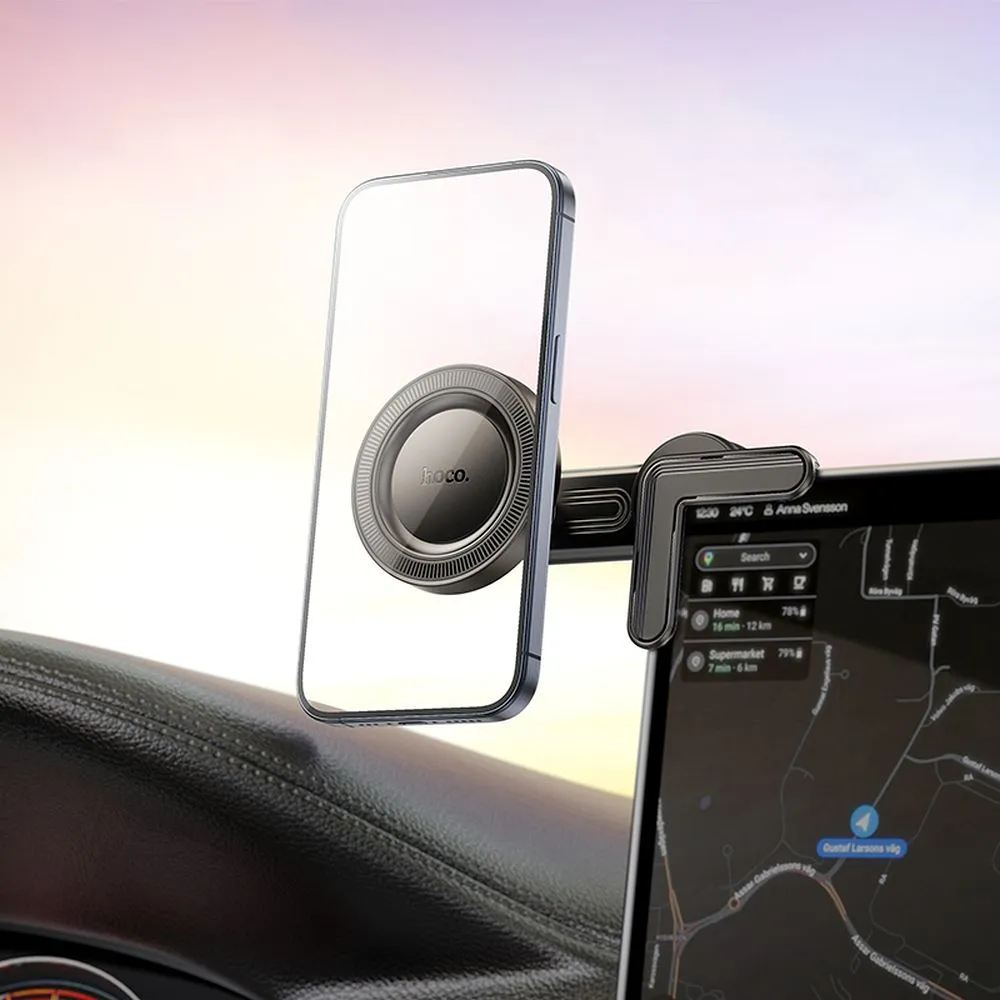 Magnetic car phone holder Hoco dashboard H57 black