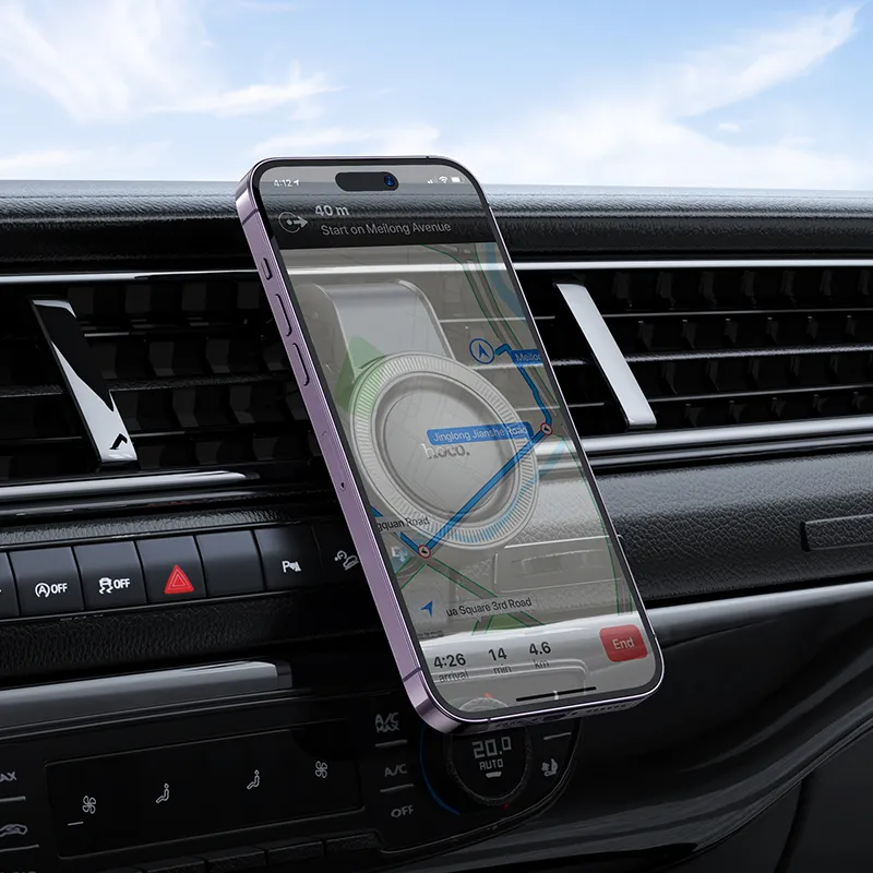 Magnetic car phone holder kompatibel mit Magsafe Hoco air vent H59 black