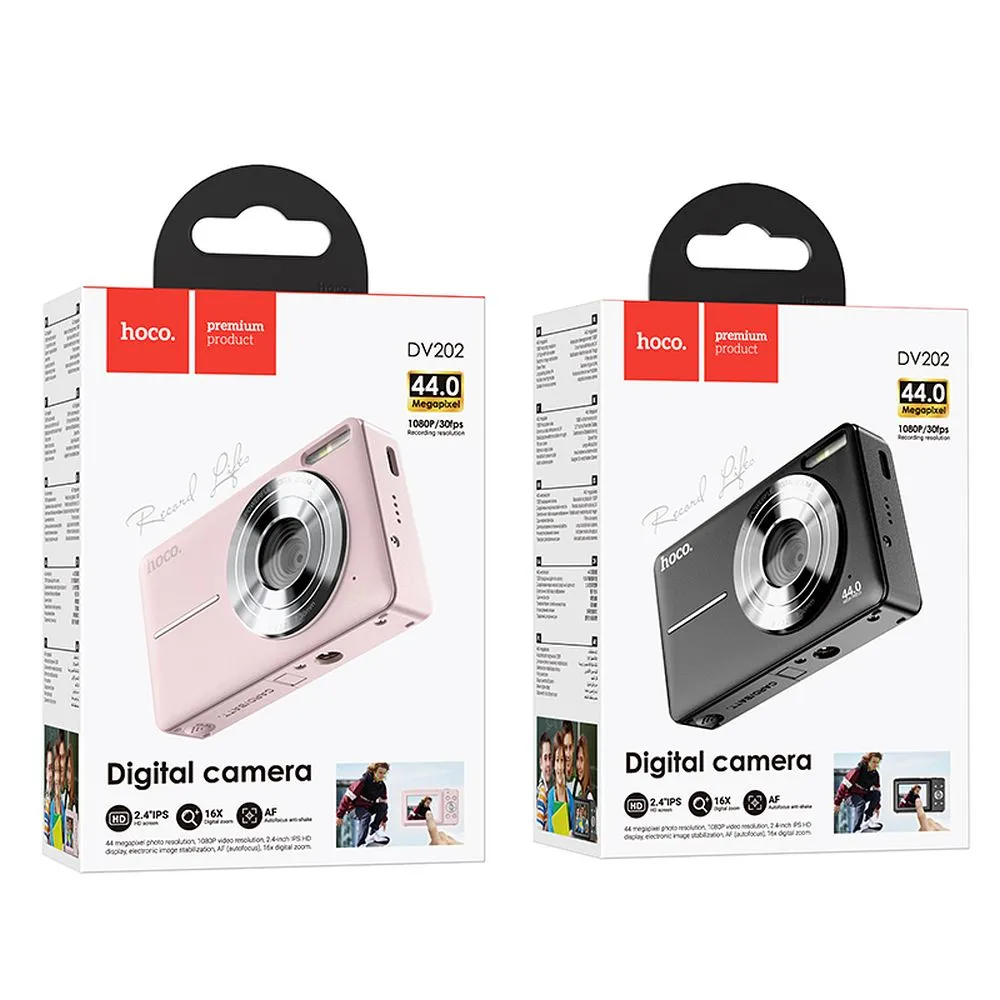 Digital camera Hoco 5MP 2,8" Full HD DV202 black