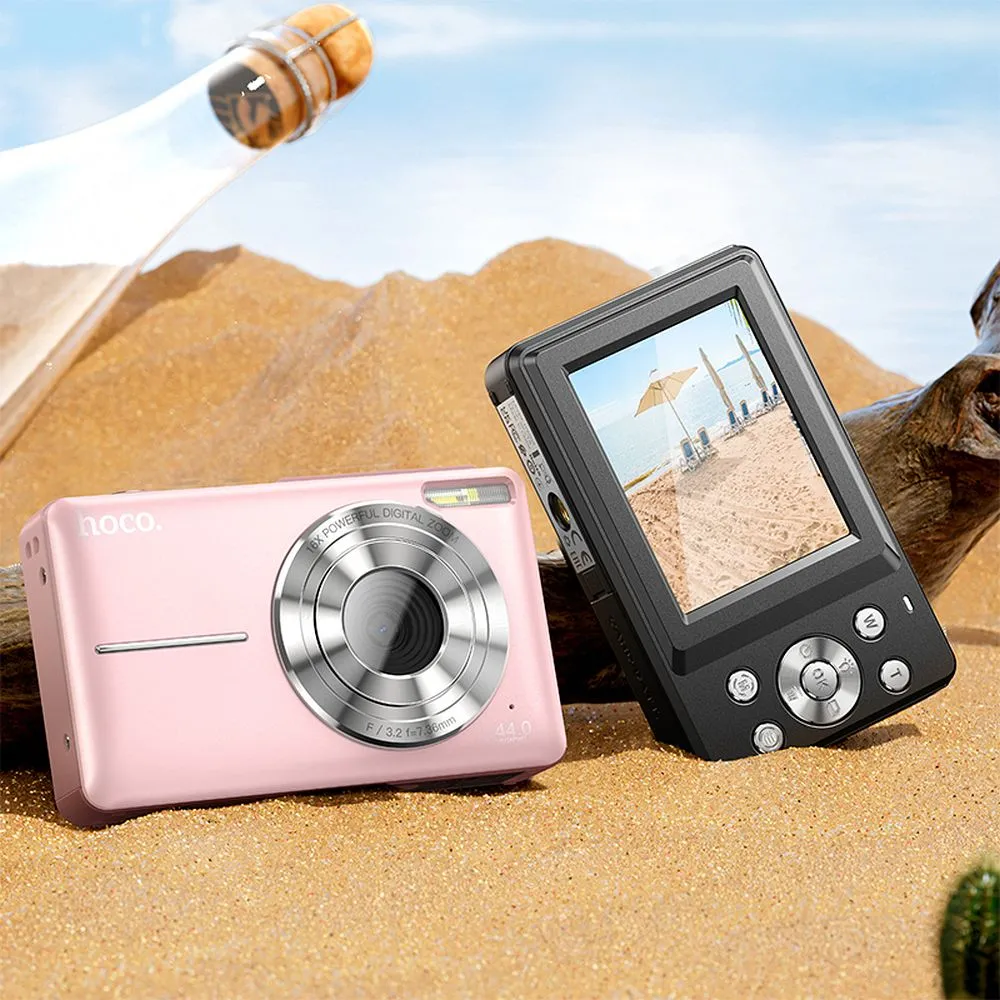 Digital camera Hoco 5MP 2,8" Full HD DV202 pink