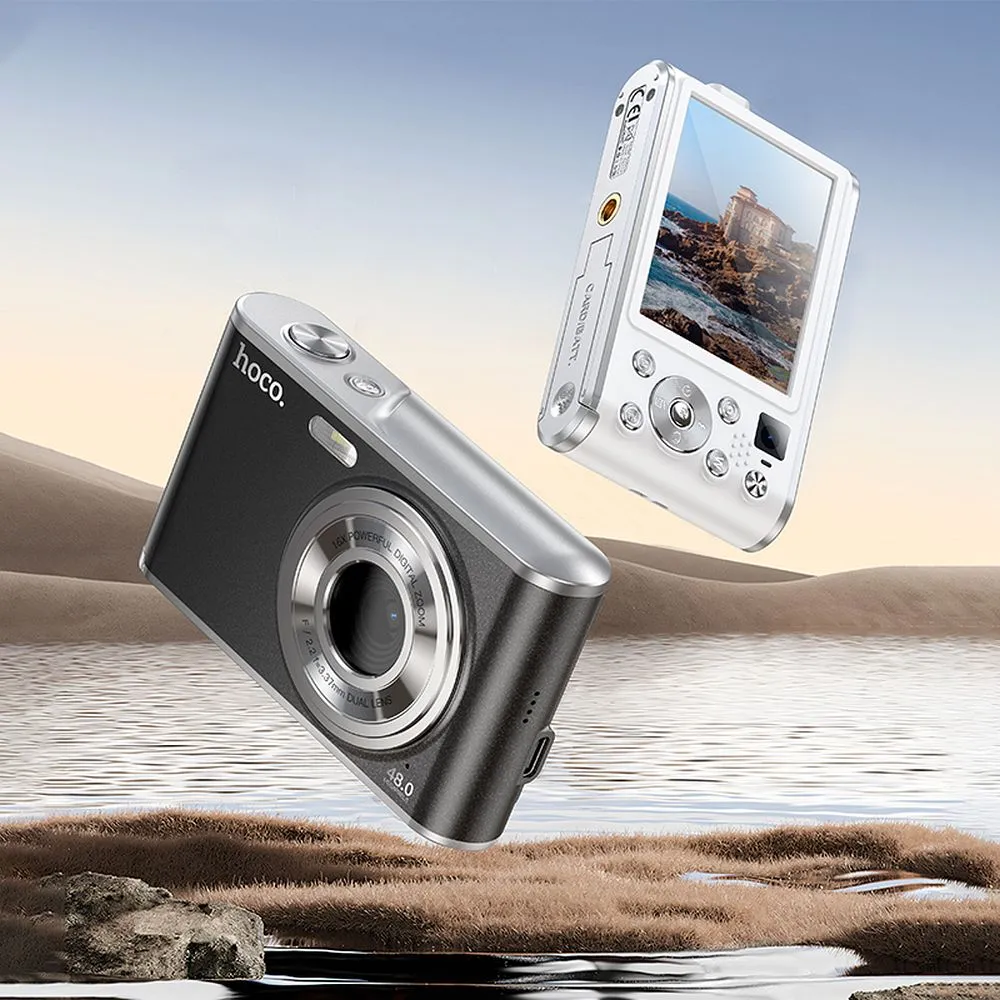 Digital camera Hoco 13MP 2,8" 4K DV203 white