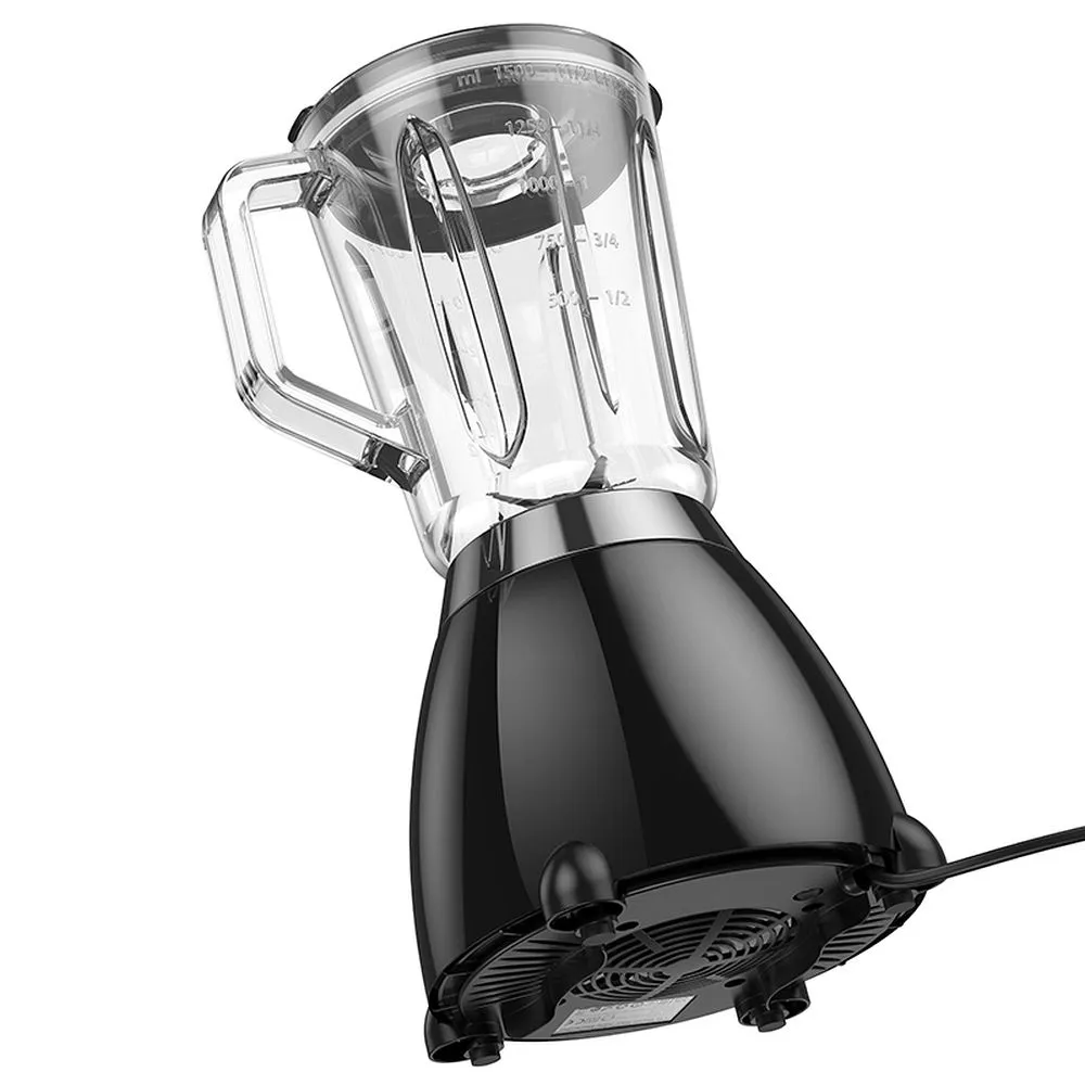 HOCO HE33 Retro Blender 1.5L Glass Jug 500W Black