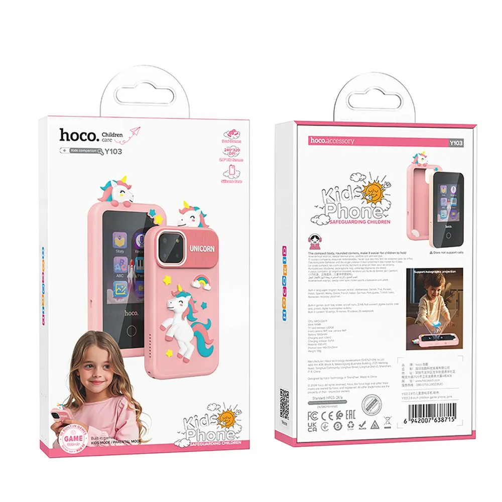 Phone passend für kids Hoco 2,8" Y103 pink