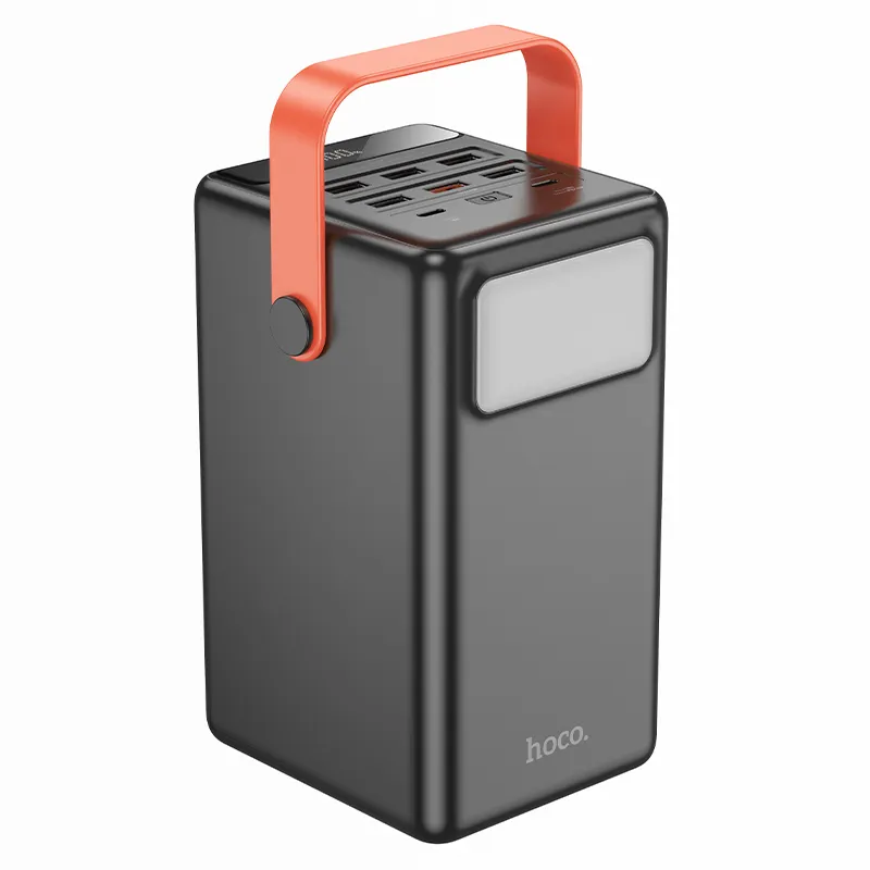 Powerbank Hoco 100000 mAh QC PD 2,4A 22,5W with built-in light J142 black
