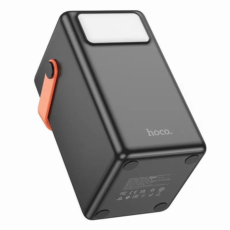 Powerbank Hoco 100000 mAh QC PD 2,4A 22,5W with built-in light J142 black