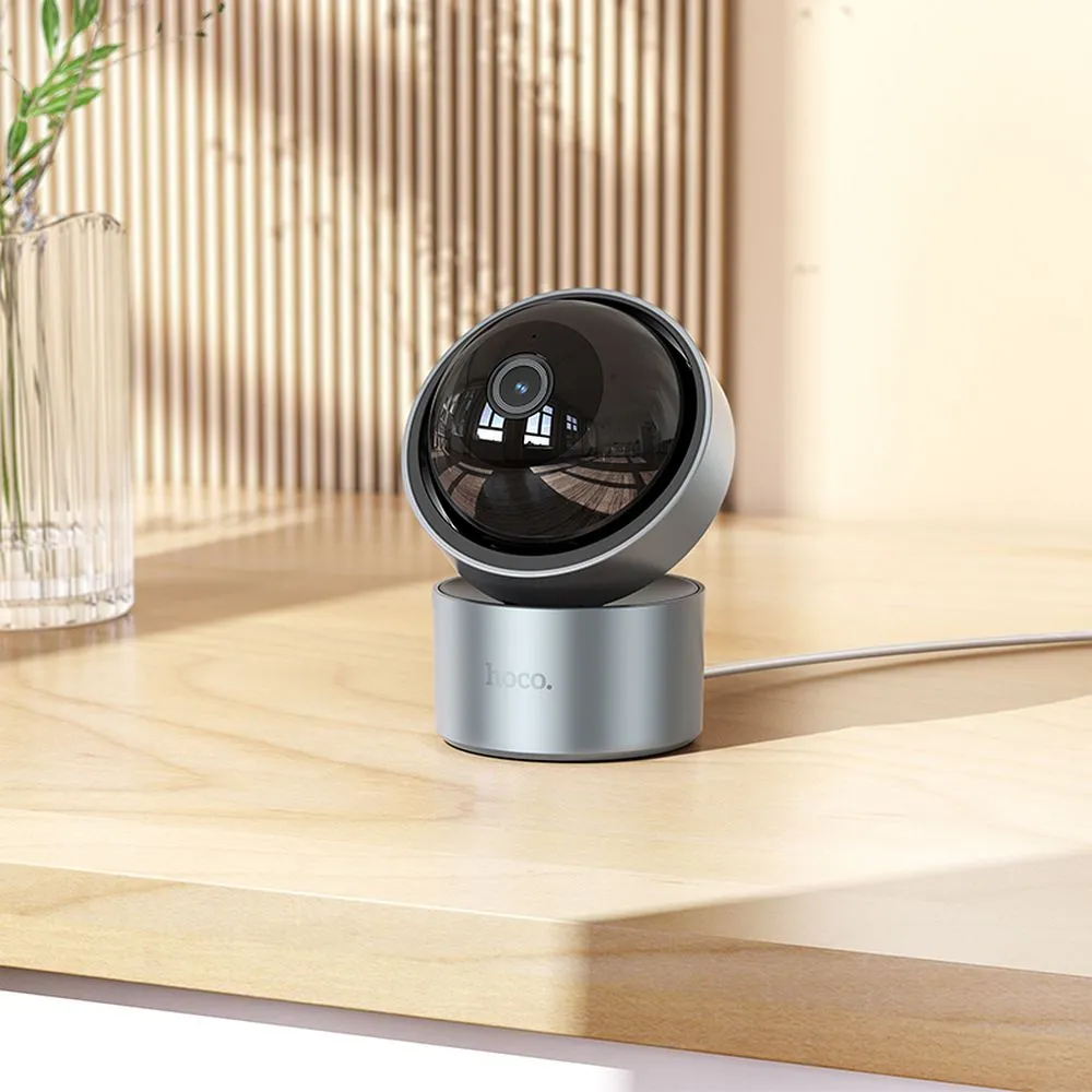 Indoor camera Hoco adjustable in two planes 3MP Full HD D5 silver