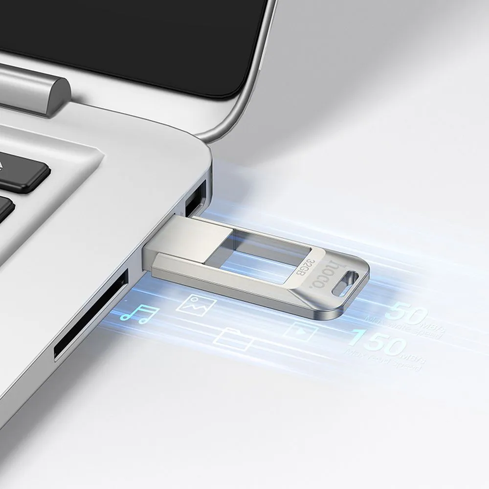 Pendrive 32GB USB 3.0 (USB A) Hoco UD16 nickel
