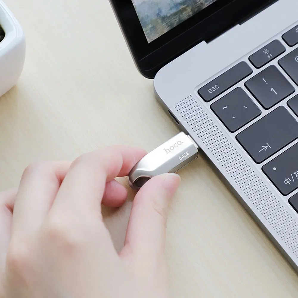 Pendrive 64GB USB 3.0 (USB A) Hoco UD16 nickel