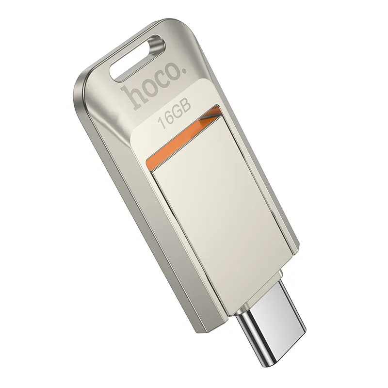 Pendrive 16GB USB 3.0 (USB C) Hoco UD17 nickel