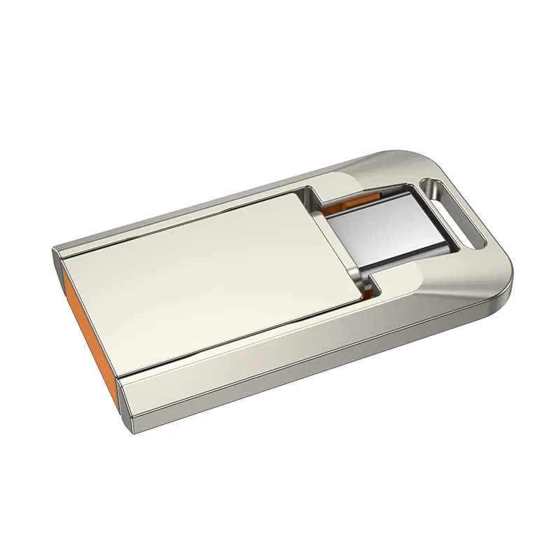 Pendrive 16GB USB 3.0 (USB C) Hoco UD17 nickel
