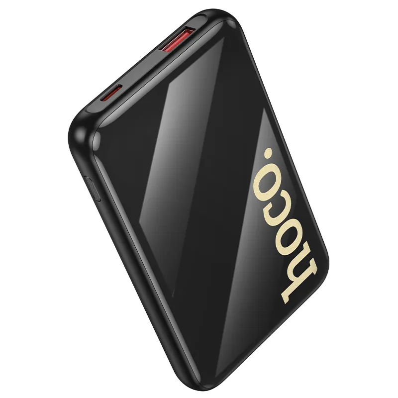 Powerbank Hoco 10000 mAh QC PD 22,5W with built-in cables USB C + Lightning Q37 black