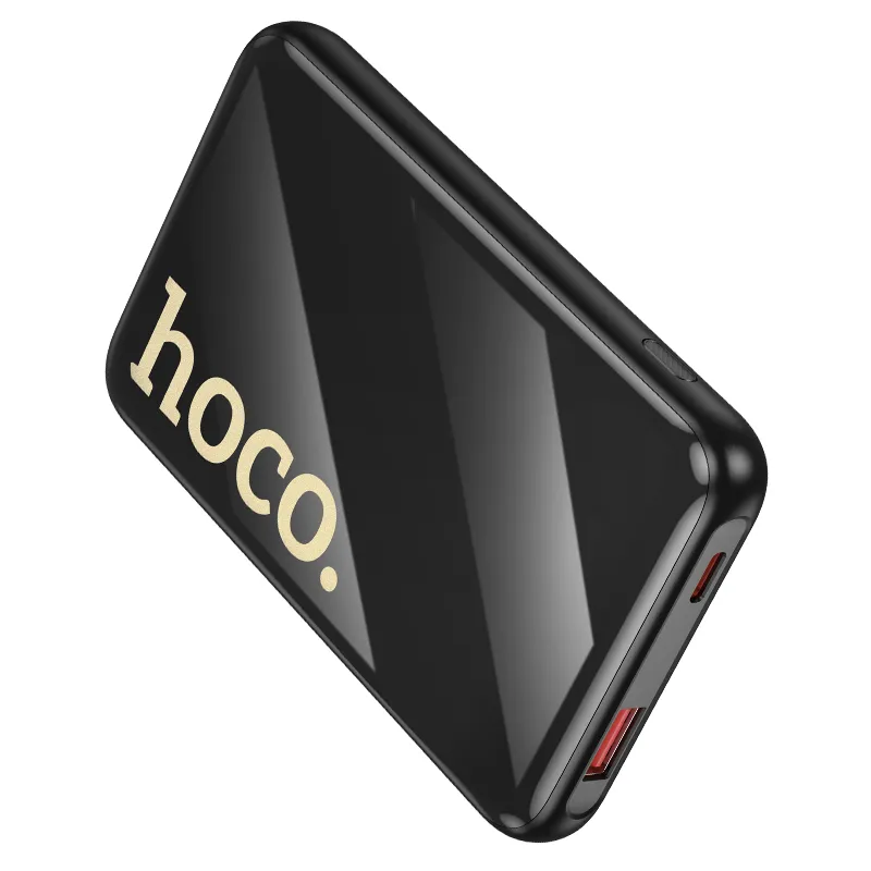 Powerbank Hoco 10000 mAh QC PD 22,5W with built-in cables USB C + Lightning Q37 black