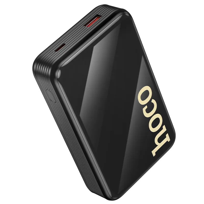 Powerbank Hoco 20000 mAh QC PD 22,5W with built-in cables USB C + Lightning Q37A black