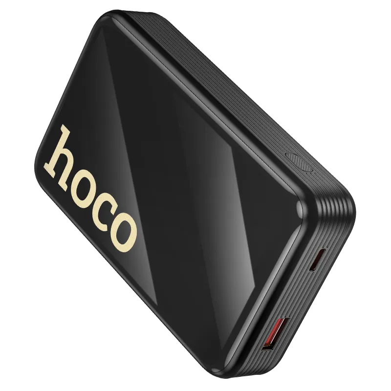 Powerbank Hoco 20000 mAh QC PD 22,5W with built-in cables USB C + Lightning Q37A black