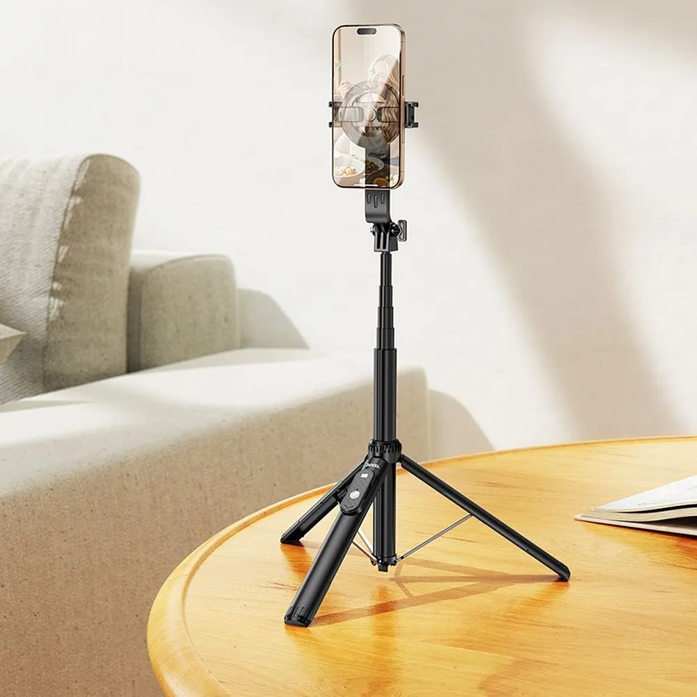 Selfie stick Hoco tripod with wireless remote control magnetic K25 black