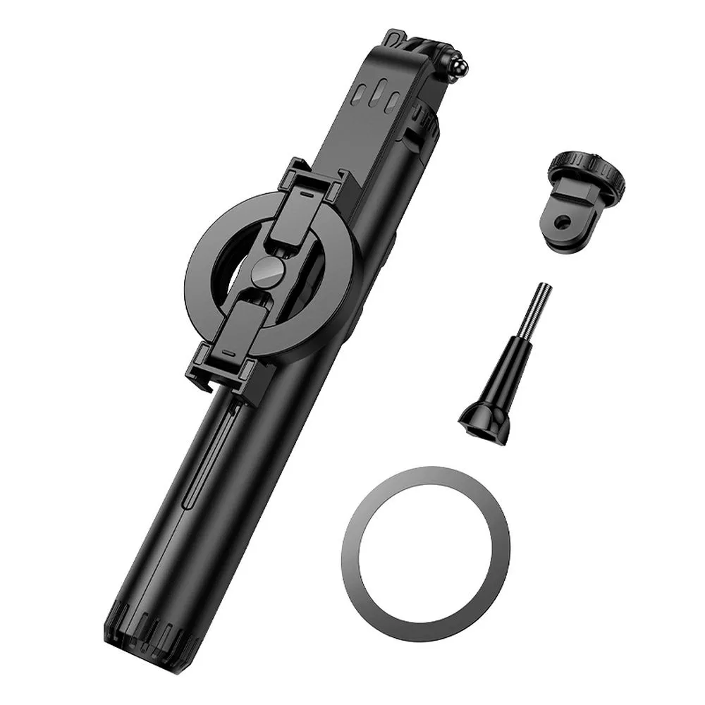 Selfie stick Hoco tripod with wireless remote control magnetic K25 black