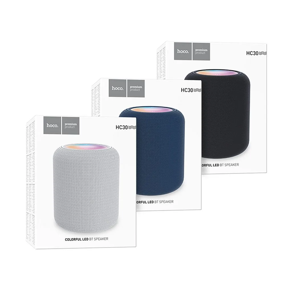 Wireless speaker LED 5W 3h Hoco HC30 black